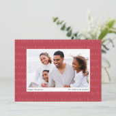 Seven Principles Horizontal Photo Kwanzaa Feestdagenkaart (Staand voorkant)