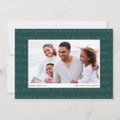 Seven Principles Horizontal Photo Kwanzaa Feestdagenkaart (Voorkant)