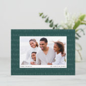 Seven Principles Horizontal Photo Kwanzaa Feestdagenkaart (Staand voorkant)