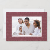 Seven Principles Horizontal Photo Kwanzaa Feestdagenkaart (Voorkant)