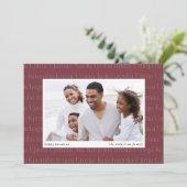 Seven Principles Horizontal Photo Kwanzaa Feestdagenkaart (Staand voorkant)