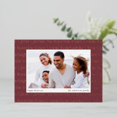 Seven Principles Horizontal Photo Kwanzaa Folie Feestdagenkaart (Staand Voorkant)