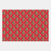 Seven Pugs-a-Posing Inpakpapier Vel (Voorkant)