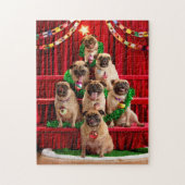 Seven Pugs-a-Posing Legpuzzel (Verticaal)