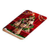 Seven Pugs-a-Posing Magneet (Linkerzijde)