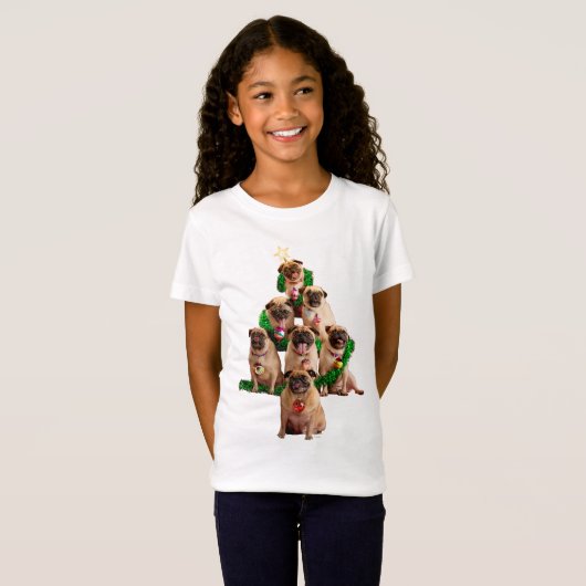 Seven Pugs-a-Posing T-shirt (Voorkant volledig)