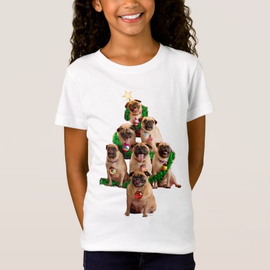 Seven Pugs-a-Posing T-shirt (Voorkant)