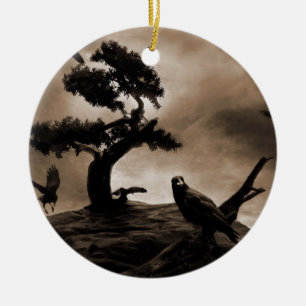 Seven Ravens Keramisch Ornament
