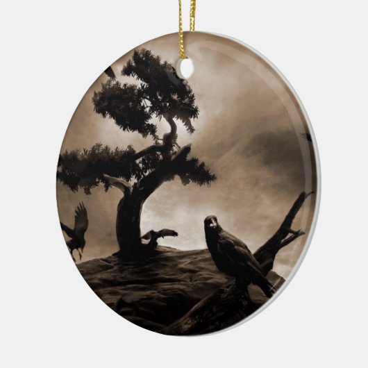 Seven Ravens Keramisch Ornament (Links)