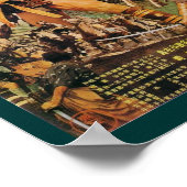 Seven Samurai Kurosawa  Movie Poster (Hoek)