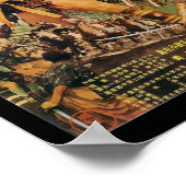 Seven Samurai  Kurosawa Movie Poster (Hoek)