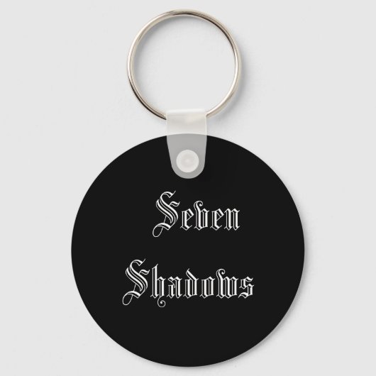 Seven Shadows Sleutelhanger (Voorkant)