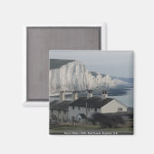 Seven Sisters Cliffs, East Sussex, Engeland, Veren Magneet (Voorkant / Achterkant)