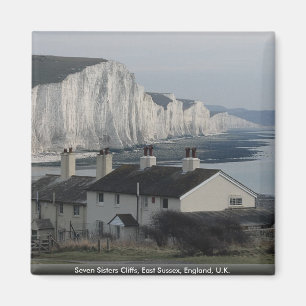 Seven Sisters Cliffs, East Sussex, Engeland, Veren Magneet