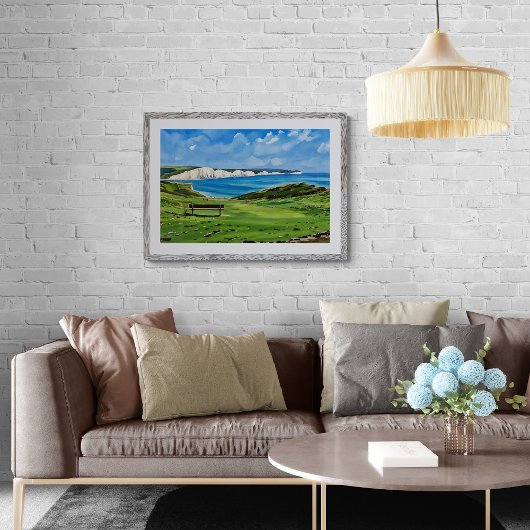 Seven Sisters Cliffs Perfect Poster