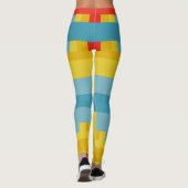 SEVEN SKULL BY MASANSER PIXELAT LEGGINGS (Achterkant)