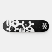 SEVEN SKULL BY MASANSER PIXELAT PERSOONLIJK SKATEBOARD (Horizontaal)