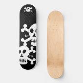 SEVEN SKULL BY MASANSER PIXELAT PERSOONLIJK SKATEBOARD (Voorkant)
