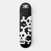 SEVEN SKULL BY MASANSER PIXELAT PERSOONLIJK SKATEBOARD (Voorkant)
