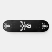 SEVEN SKULL BY MASANSER PIXELAT PERSOONLIJK SKATEBOARD (Horizontaal)