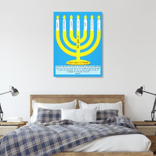 Seven Spirits of Messiah  Canvas Afdruk (Insitu (Slaapkamer))