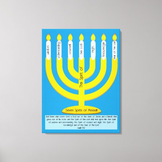 Seven Spirits of Messiah Canvas Afdruk (Voorkant)