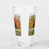 Seven Springs Fall Bridge III Herfstlandschap Glas (Links)