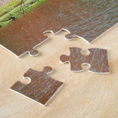 Seven Springs Fall Bridge III Herfstlandschap Legpuzzel (Zijkant)