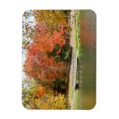 Seven Springs Fall Bridge III Herfstlandschap Magneet (Verticaal)