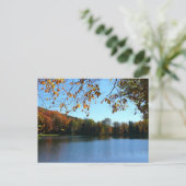 Seven Springs Herfst Bomen en Vijver Briefkaart (Staand voorkant)