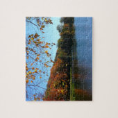 Seven Springs Herfst Bomen en Vijver Legpuzzel (Verticaal)