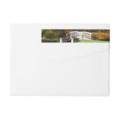 Seven Springs Herfst Bridge I Autumn Landscape (Achterkant)