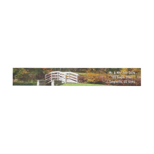 Seven Springs Herfst Bridge I Autumn Landscape (Individueel)