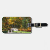 Seven Springs Herfst Bridge I Autumn Landscape Bagagelabel (Voorkant horizontaal)