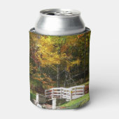 Seven Springs Herfst Bridge I Autumn Landscape Blikjeskoeler (Blikje Voorkant)