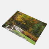 Seven Springs Herfst Bridge I Autumn Landscape Deurmat (Schuin)