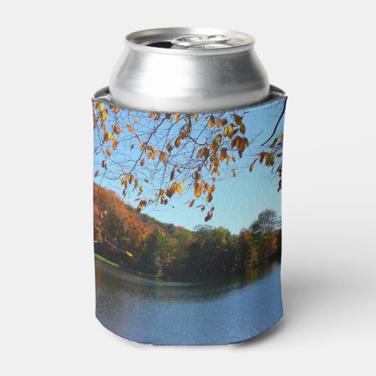 Seven Springs-Herfst Trees en Pond Blikjeskoeler (Blikje Voorkant)