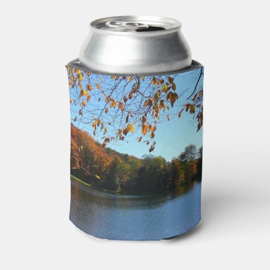 Seven Springs-Herfst Trees en Pond Blikjeskoeler (Blikje Achterkant)