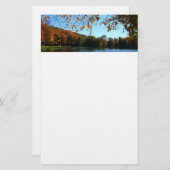 Seven Springs-Herfst Trees en Pond Briefpapier (Voorkant / Achterkant)