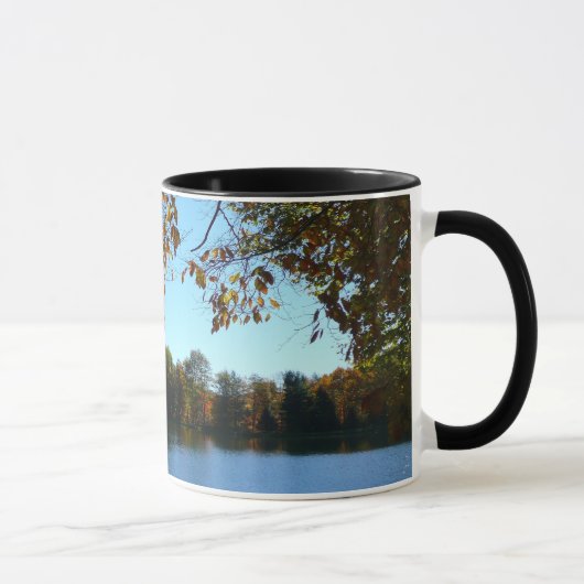 Seven Springs-Herfst Trees en Pond Mok (Rechts)