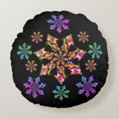 Seven Star Rev Rond Kussen (Voorkant)