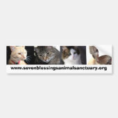 sevenblessingsanimalsanctuary.org bumpersticker (Voorkant)