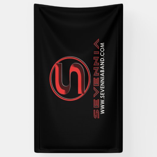 Sevennia Logo Spandoek (Verticaal)