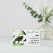 SevenPoint2 Gewichtverlies gemaakt Eenvoudige Visi Visitekaartje (Staand voorkant)