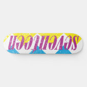 Seventeen Logo-Paars Persoonlijk Skateboard (Horizontaal)
