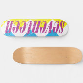 Seventeen Logo-Paars Persoonlijk Skateboard (Horizontaal)