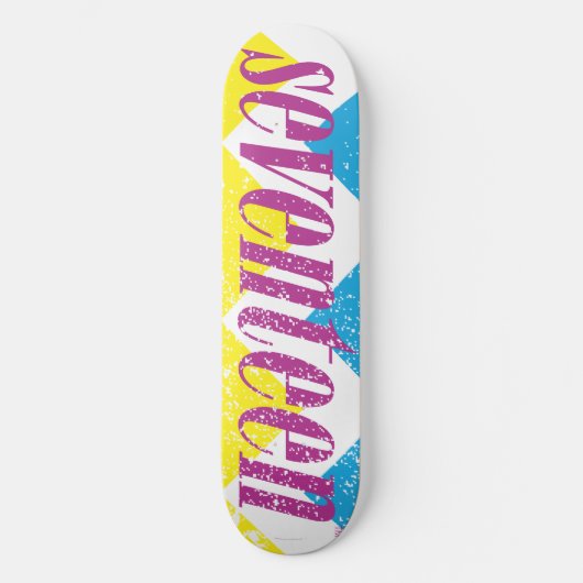 Seventeen Logo-Paars Persoonlijk Skateboard (Voorkant)