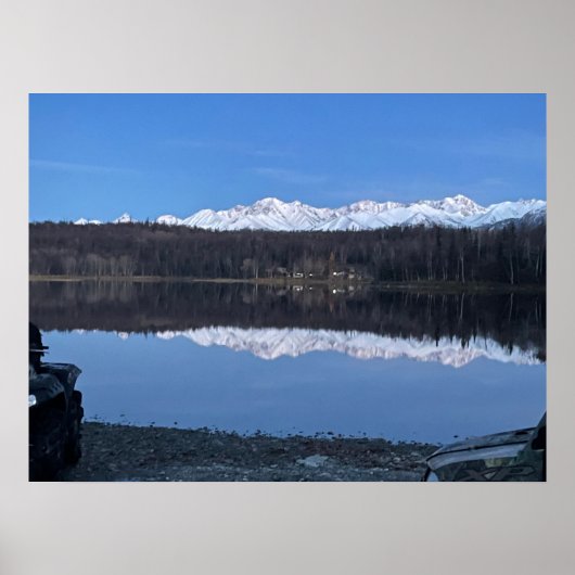 Seventeenmile Lake Alaska Poster @3dudes1life (Voorkant)