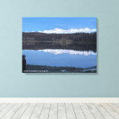 Seventeenmile Lake Alaska Print @3dudes1life (Insitu (Houten vloer))