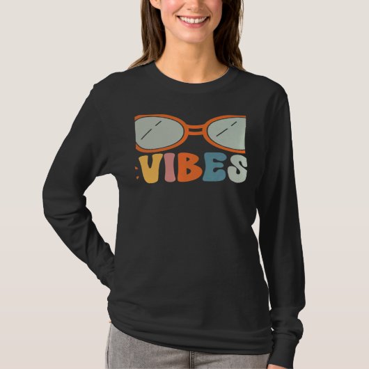 Seventh Grade Vibes 7th Grade Students Parents Tea T-shirt (Voorkant)